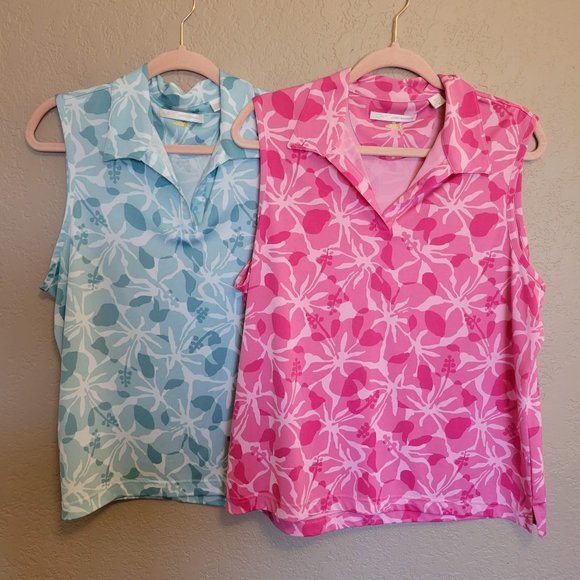 Greg Norman Collection Tops - Greg Norman Floral Golf Tennis Top Bundle Size XL